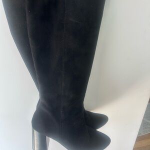 Black Knee-High Women's Boots 8.5